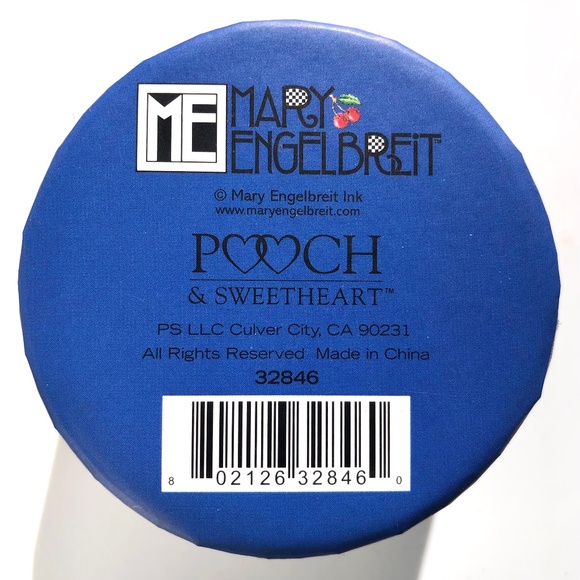 Mary Engelbreit The Queen of Hearts Round Trinket Box Pooch & Sweetheart 32846 - Picture 9 of 10